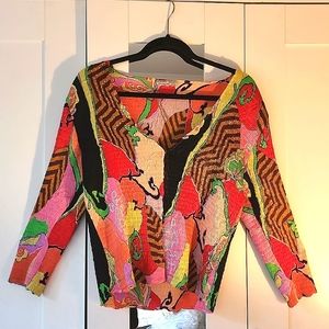 Alberto Makali colorful blouse